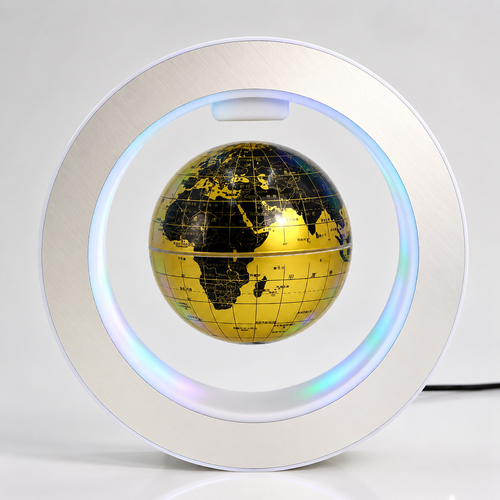 Gravity-Defying Levitating World Globe